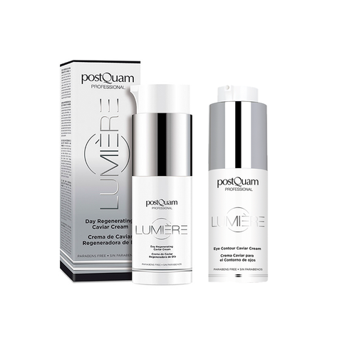 Kit Antiedad Caviar Crema Día y Contorno de Ojos Hidratación y Rejuvenecimiento Total