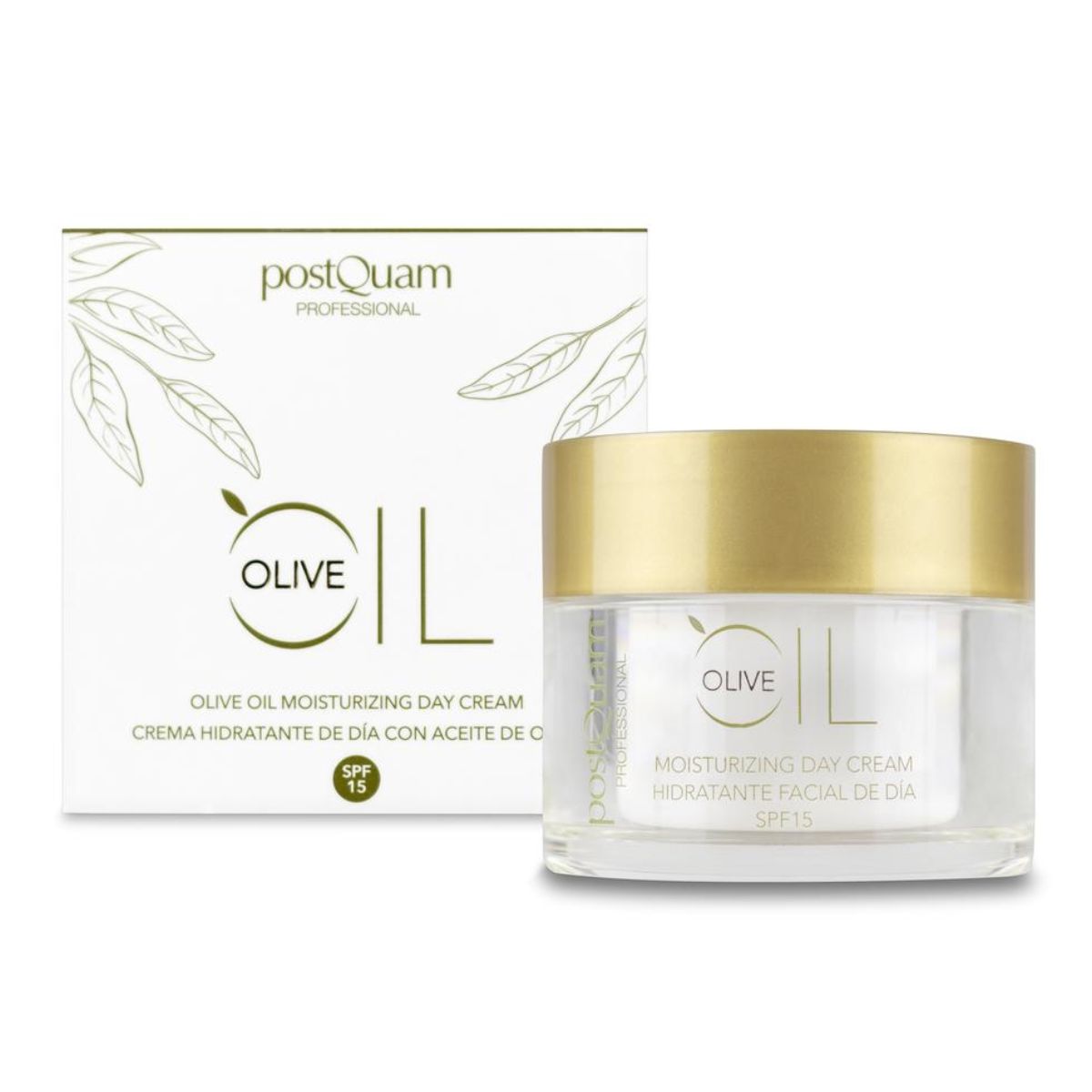 Crema Hidratante con SPF 15 Olive Postquam 50 ml