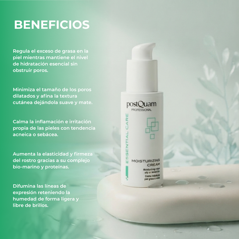 Crema Hidratante para Piel Grasa o Mixta Essential Care 50ml / 200ml