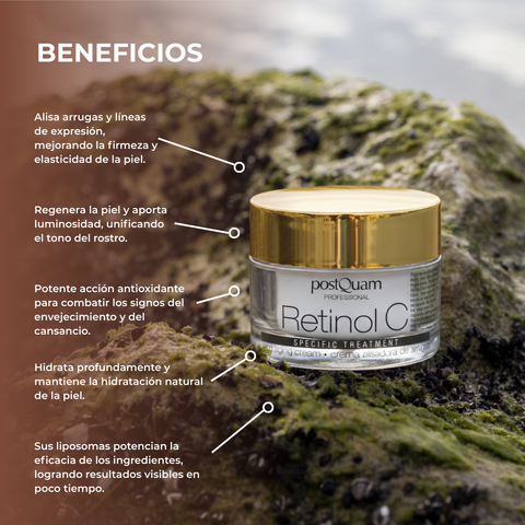 Crema de Noche Anti Arrugas con Retinol y Vitamina C 50 ml