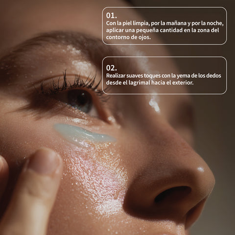 Contorno de Ojos Antiedad con Ácido Hialurónico y Elastina 15 ml