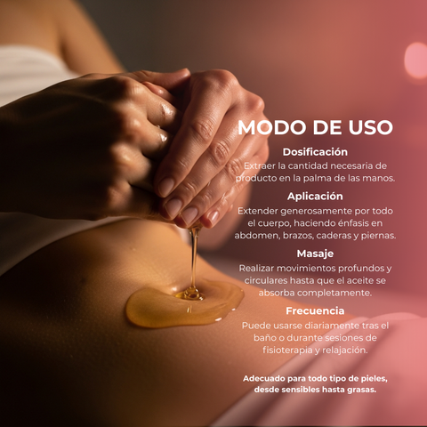 Aceite Corporal para Masaje con Trigo y Vitamina E 500 ml