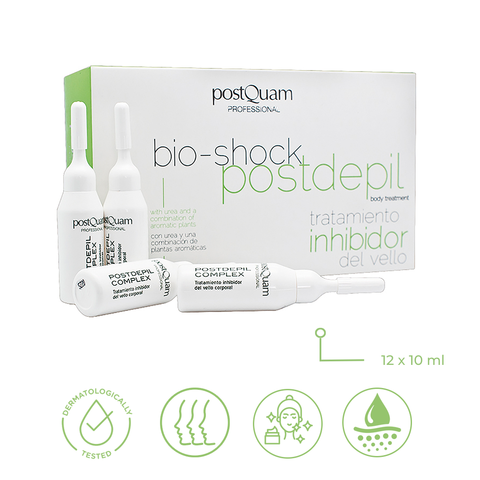 Tratamiento Concentrado Inhibidor de Vello Postdepil 12 x 10 ml