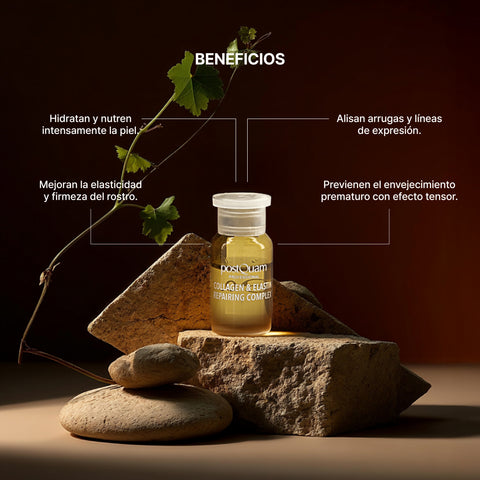 Ampolletas Anti edad Bio Shock con Colágeno y Elastina 12 x 3 ml