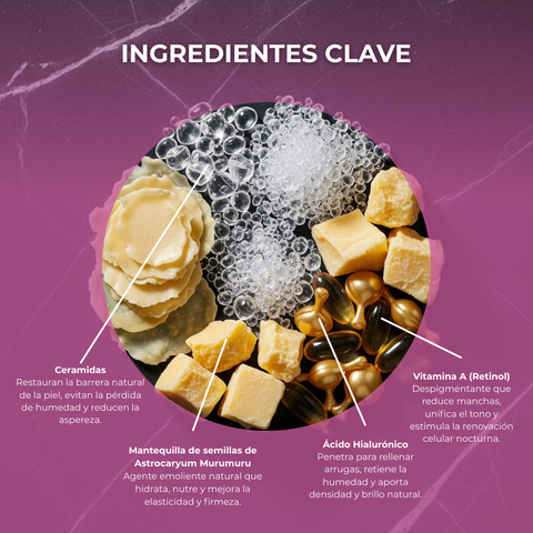 Crema Regeneradora de Noche con Ácido Hialurónico y Ceramidas 50 ml