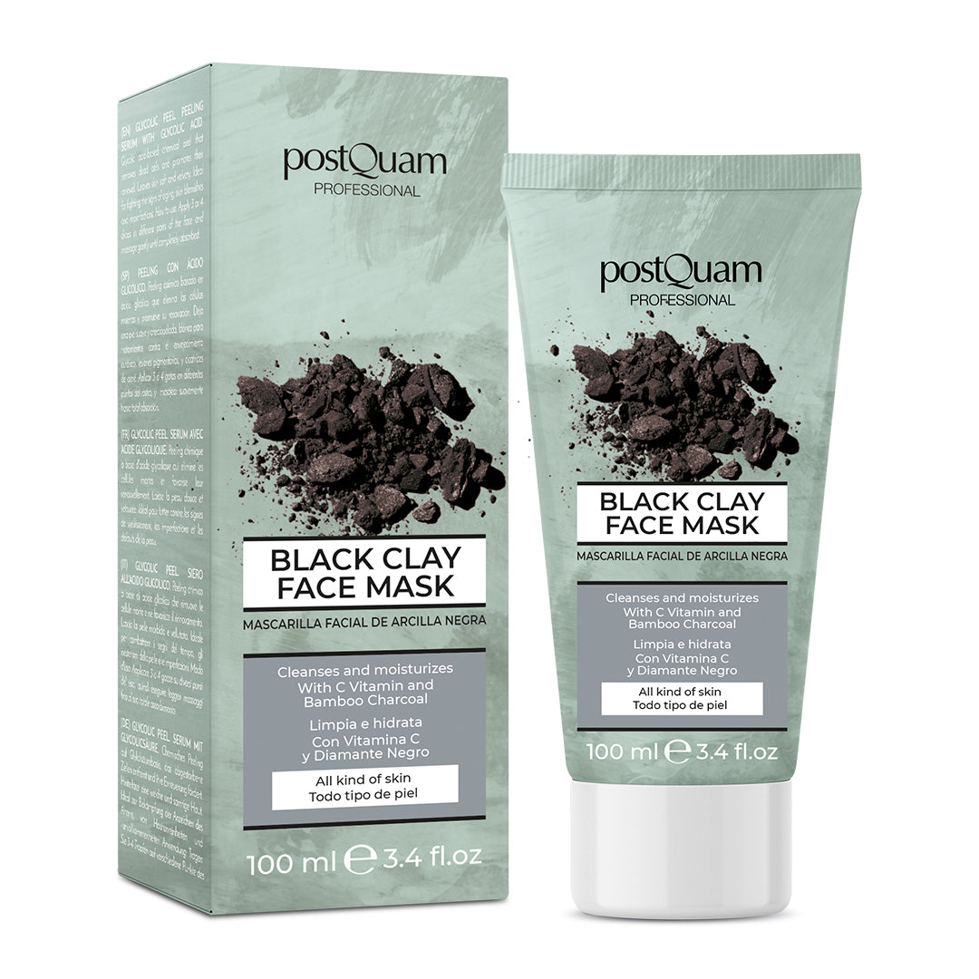 Mascarilla Facial Arcilla Negra para Todo Tipo de Piel Pure Clay 100 ml