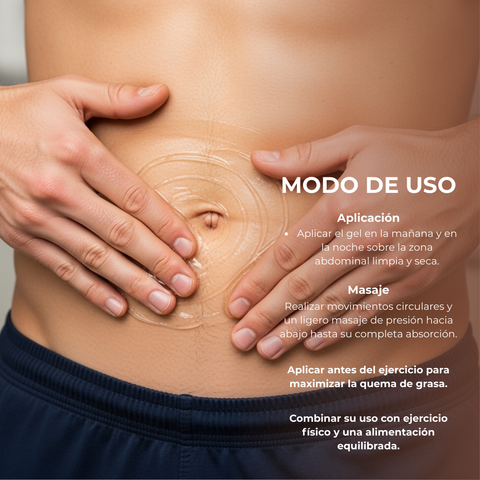 Gel Reductor de Abdomen para Hombre Dansei 200 ml