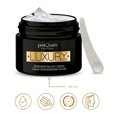 Crema Anti Edad Regeneradora Día Luxury Gold 1% Oro 50 ml