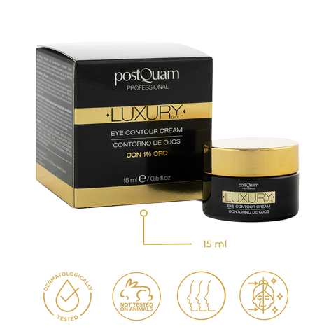 Contorno de Ojos Antiedad Luxury Gold efecto Reparador 15 ml