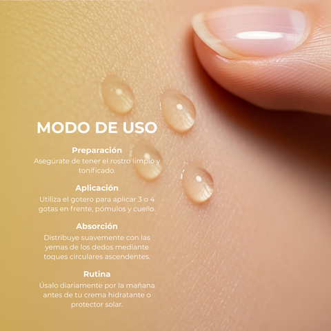 Sérum Facial 24K Luxury Gold Efecto Lifting  30 ml