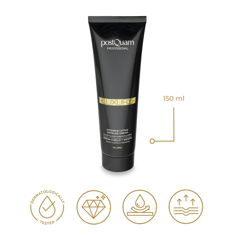 Crema Nutritiva e Hidratante para Cuello y Escote Luxury Gold - 1% Oro 150 ml