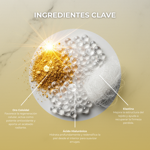 Crema Nutritiva e Hidratante para Cuello y Escote Luxury Gold - 1% Oro 150 ml