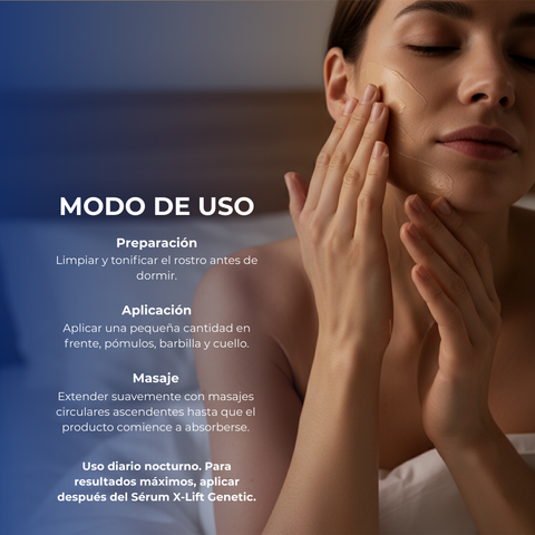 Crema Intensiva Antiedad de Noche X-Lift Genetic 50 ml