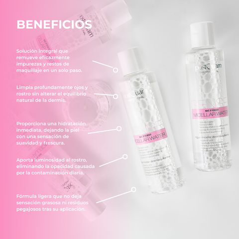Agua Micelar Desmaquillante Sense 200 ml / 400 ml