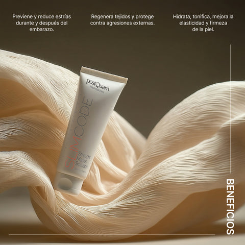 Slim Code Antiestrías con Triple Aplicador Roll-On Especial para Embarazo 200 ml