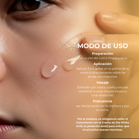 Sérum Despigmentante White Unify 30 ml – Piel uniforme y luminosa todos los días