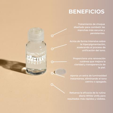 Tratamiento Booster Despigmentante  White Unify 12 uds x 3 ml