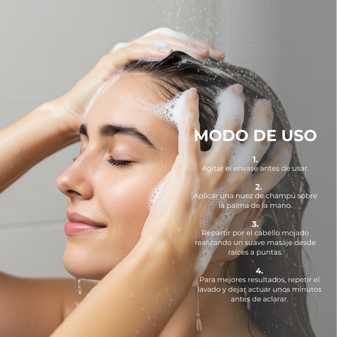 Shampoo Azul Matizador para Cabello Rubio Teñido o con Mechas