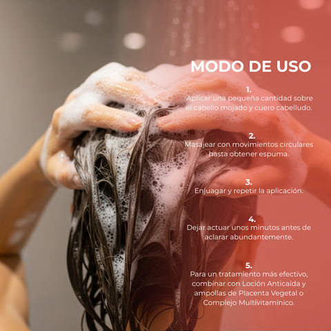 Shampoo Anti Caída Therapy con Placenta Vegetal y Vitaminas