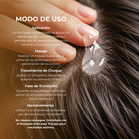 Tratamiento Capilar Anti Caspa en Ampolletas Therapy 12 x 9 ml
