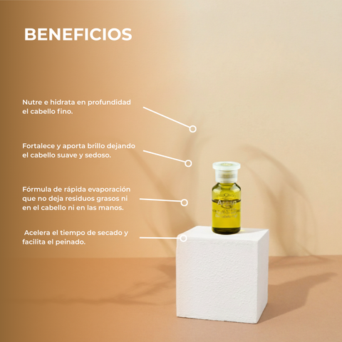 Ampolletas Cabello Fino con Aceite de Argán 6 x 3 ml