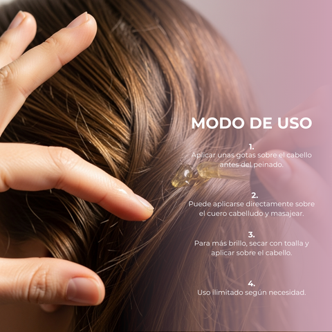 Aceite de Rosa de Damasco para Cabello Seco 100 ml