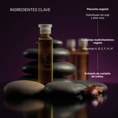 Tratamiento Ampolletas Control Caída con Placenta Vegetal Therapy  12 x 9 ml