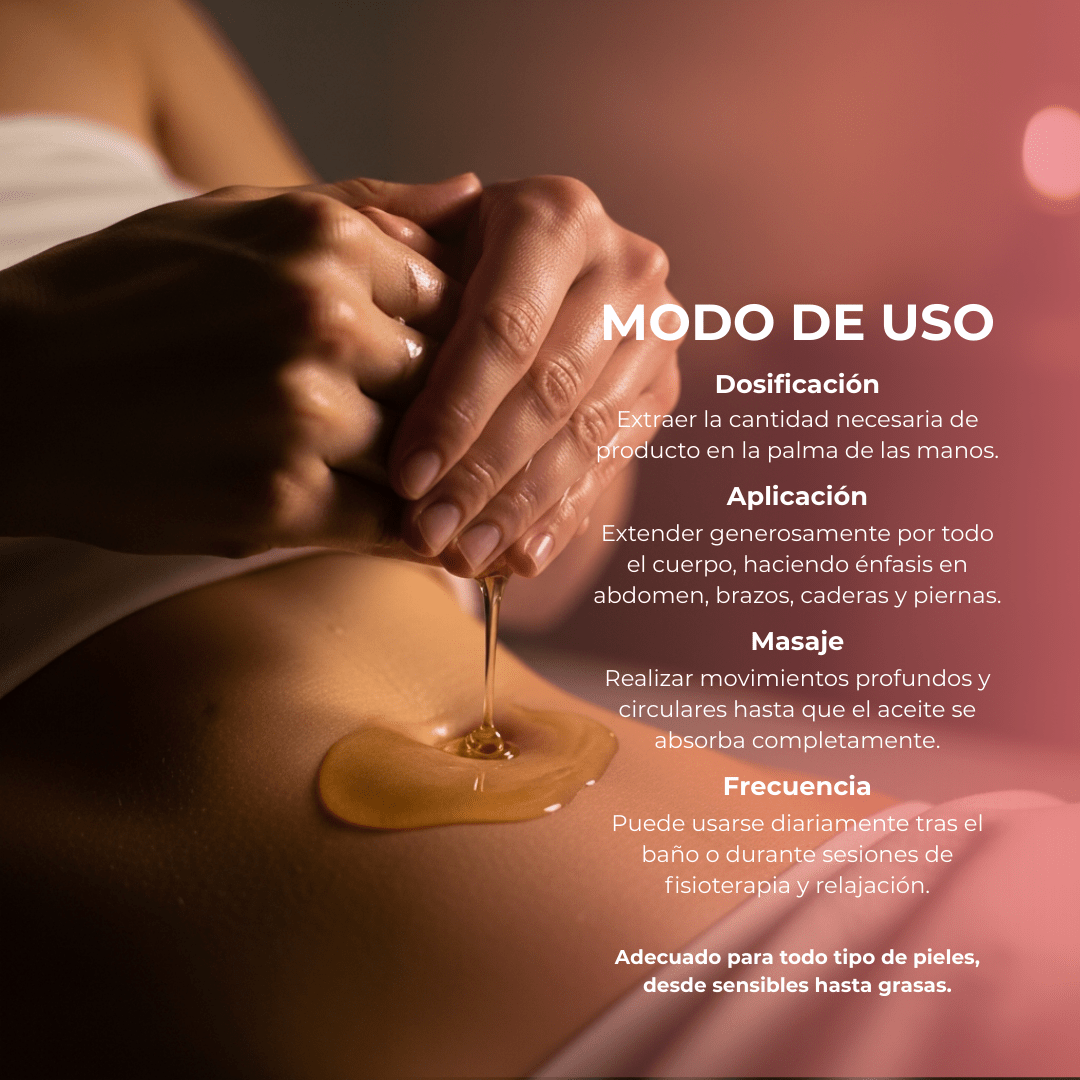 Aceite Corporal para Masaje con Trigo y Vitamina E 500 ml - PostQuam