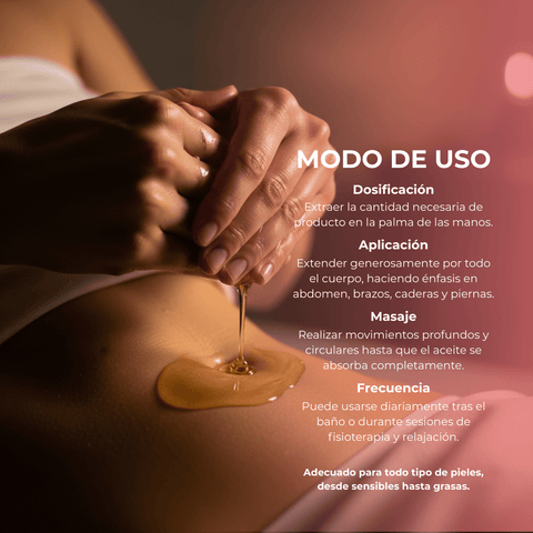 Aceite Corporal para Masaje con Trigo y Vitamina E 500 ml - PostQuam