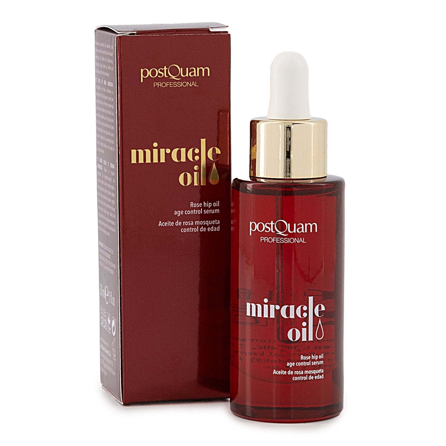 Aceite Regenerador Facial de Rosa Mosqueta Miracle Oil 30 ml - PostQuam