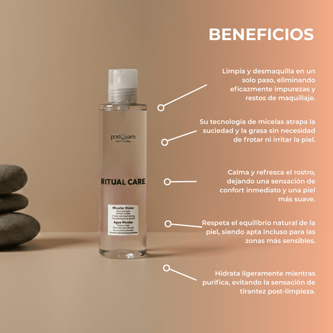 Agua Micelar para Todo Tipo de Piel Ritual Care 200 ml - PostQuam