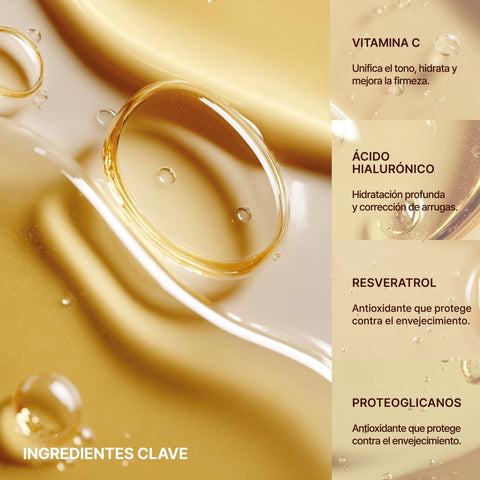 Ampolletas con Proteoglicanos, Vitamina C, Ácido Hialurónico y Resveratrol 10 x 2 ml - PostQuam