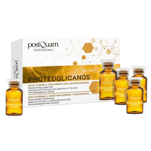 Ampolletas con Proteoglicanos, Vitamina C, Ácido Hialurónico y Resveratrol 10 x 2 ml - PostQuam
