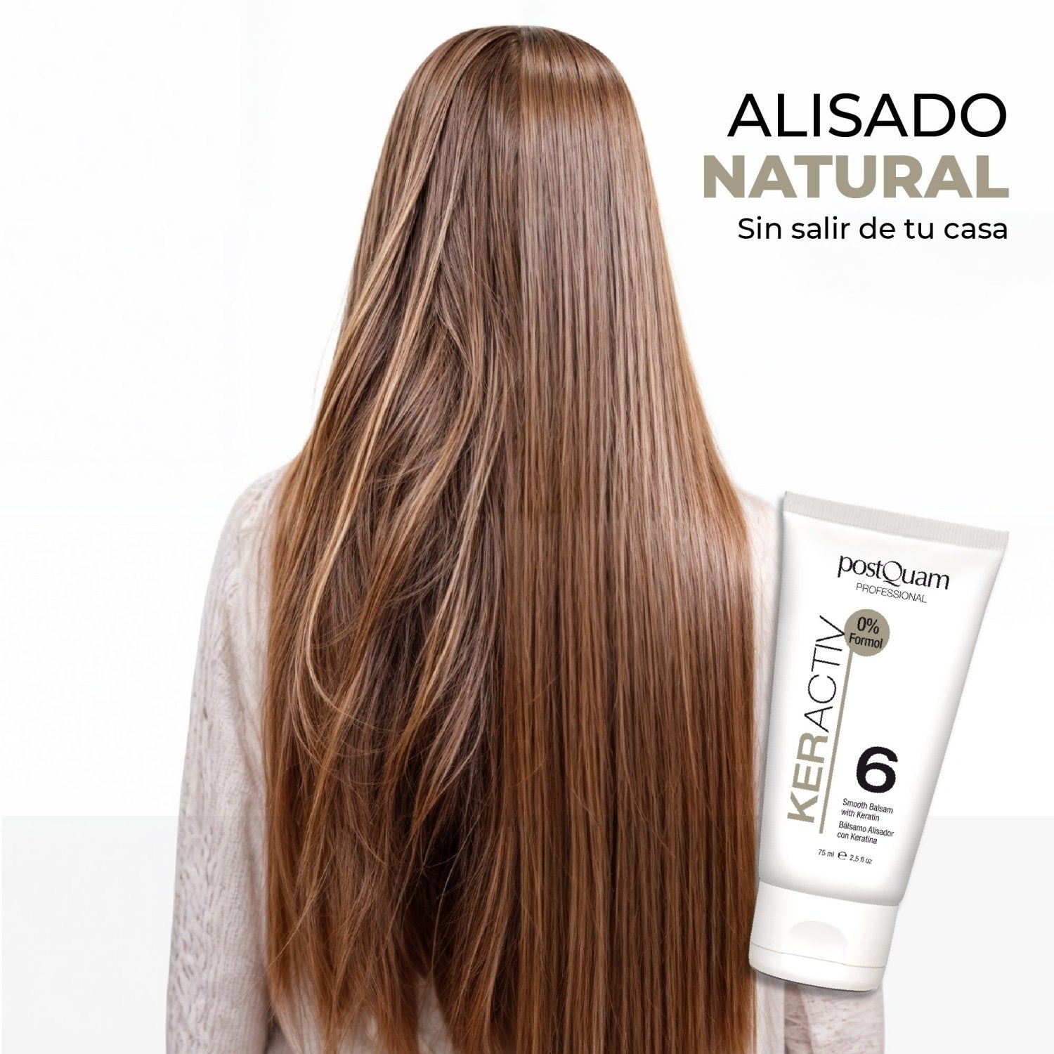 Bálsamo Alisador con Keratina 6 Keractiv 75 ml - PostQuam