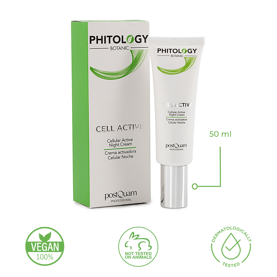 Crema Activadora Celular de Noche Cell Active Phitology Botanic 50 ml - PostQuam