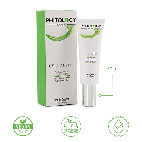 Crema Activadora Celular de Noche Cell Active Phitology Botanic 50 ml - PostQuam