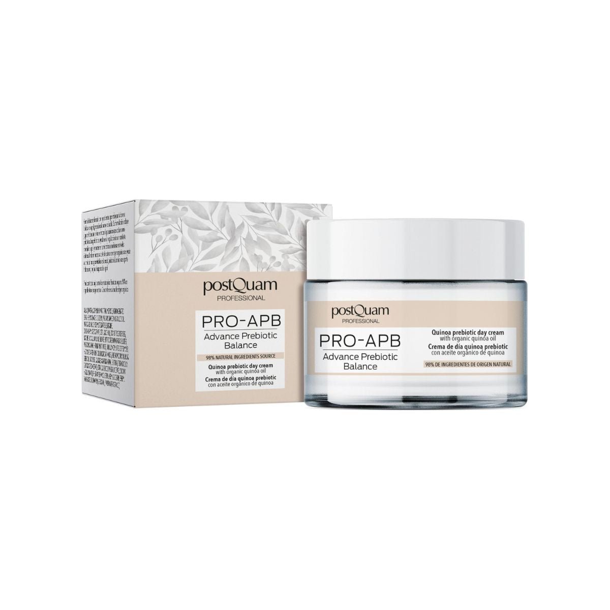 Crema Antiarrugas con Prebióticos y Ácido Hialurónico 50 ml - PostQuam