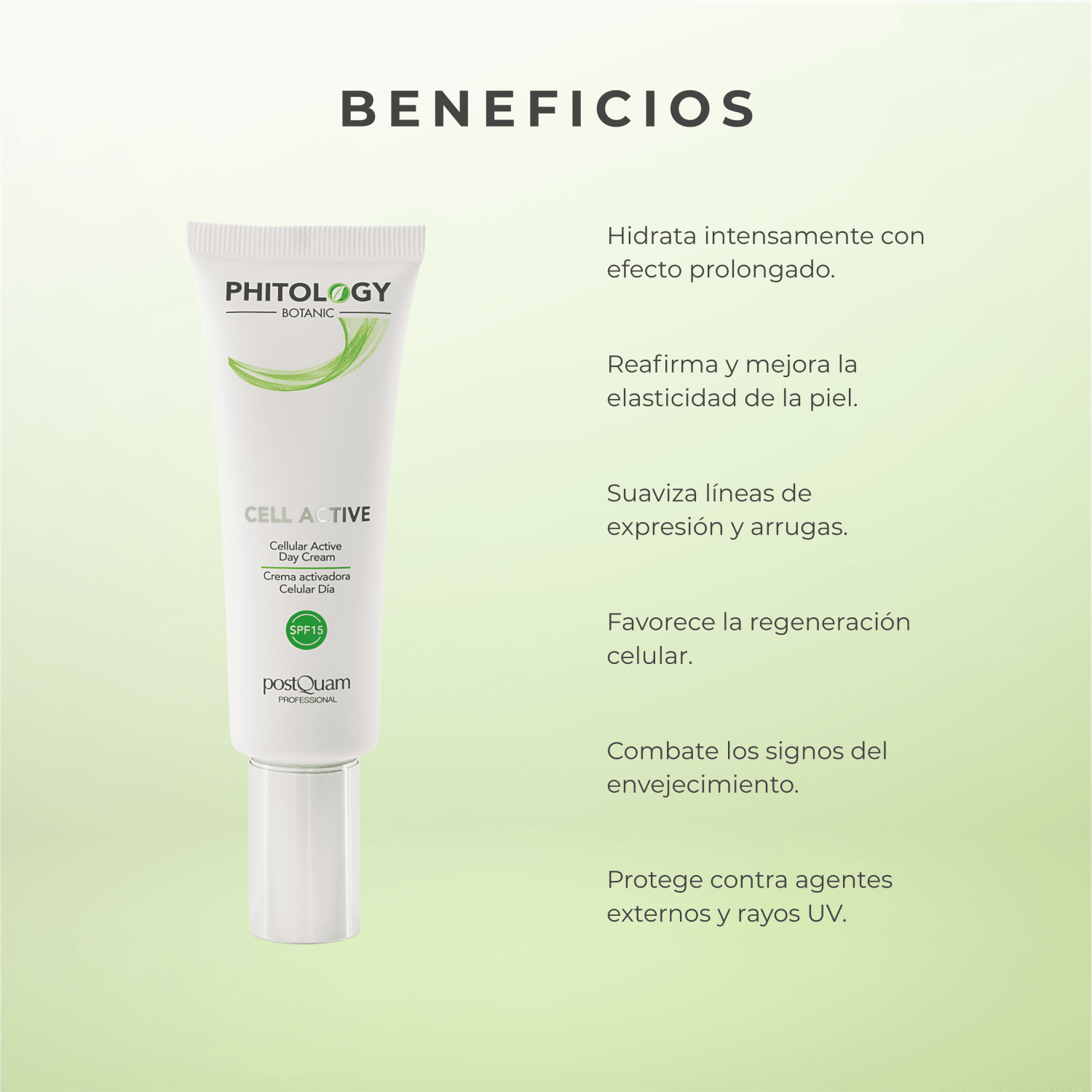 Crema de Día Phitology Botanic SPF 15 con Aceite de Macadamia 50 ml - PostQuam