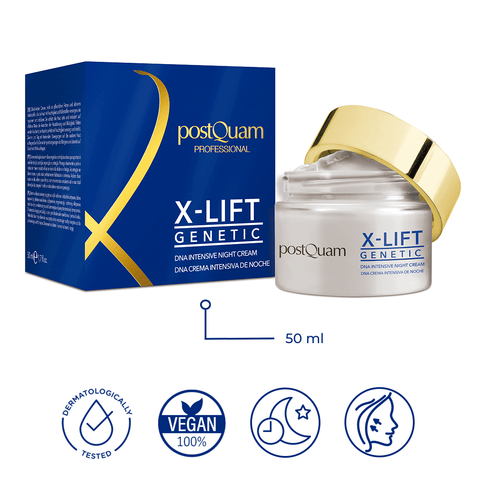 Crema Intensiva Antiedad de Noche X-Lift Genetic 50 ml - PostQuam