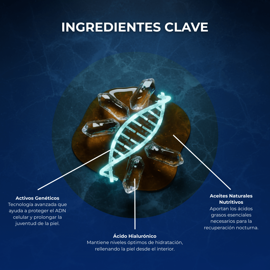 Crema Intensiva Antiedad de Noche X-Lift Genetic 50 ml - PostQuam