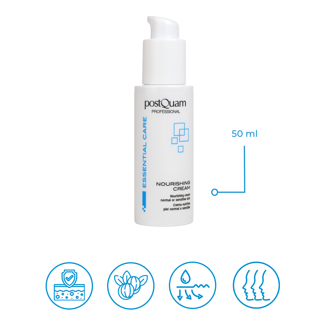 Crema Nutritiva Piel Normal y Sensible con Karité y Aceite de Almendras 50ml / 200ml - PostQuam