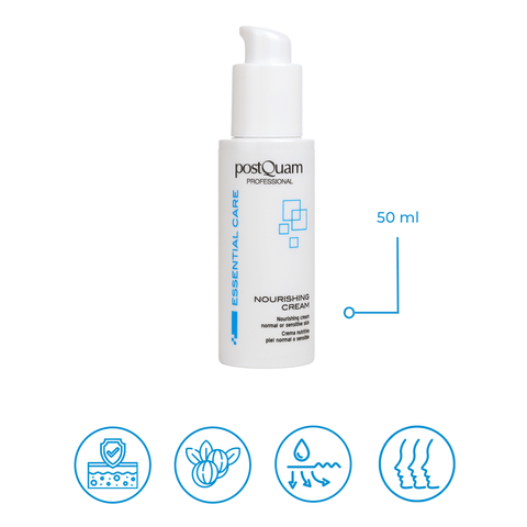 Crema Nutritiva Piel Normal y Sensible con Karité y Aceite de Almendras 50ml / 200ml - PostQuam