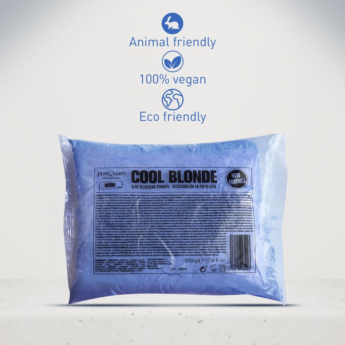 Decolorante Cool Blonde en Bolsa Postquam 50 g – Aclara hasta 9 Tonos - PostQuam