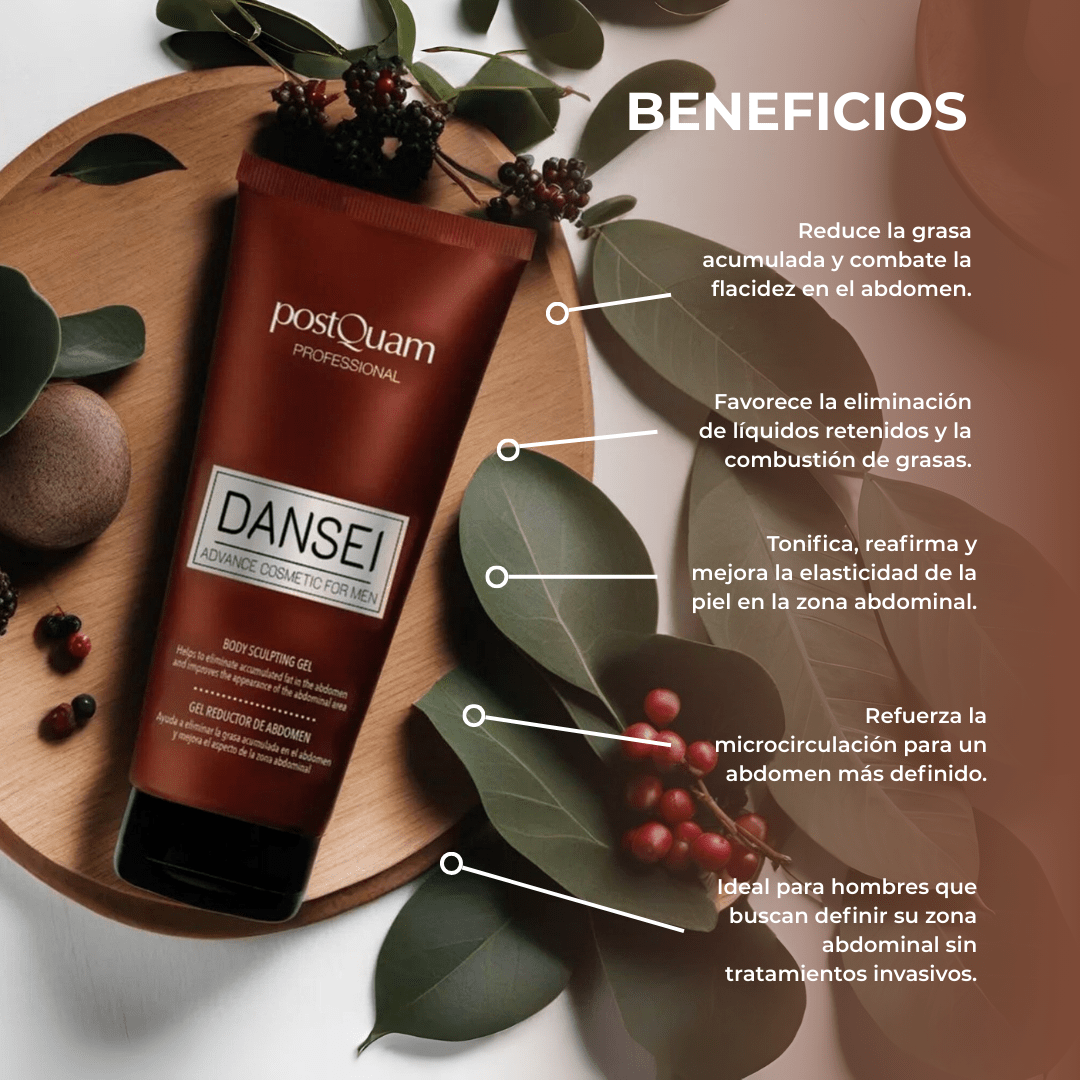 Gel Reductor de Abdomen para Hombre Dansei 200 ml - PostQuam