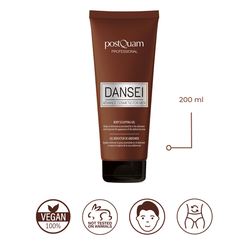 Gel Reductor de Abdomen para Hombre Dansei 200 ml - PostQuam