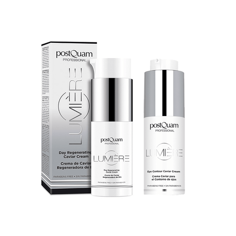 Kit Antiedad Caviar Crema Día y Contorno de Ojos Hidratación y Rejuvenecimiento Total - PostQuam