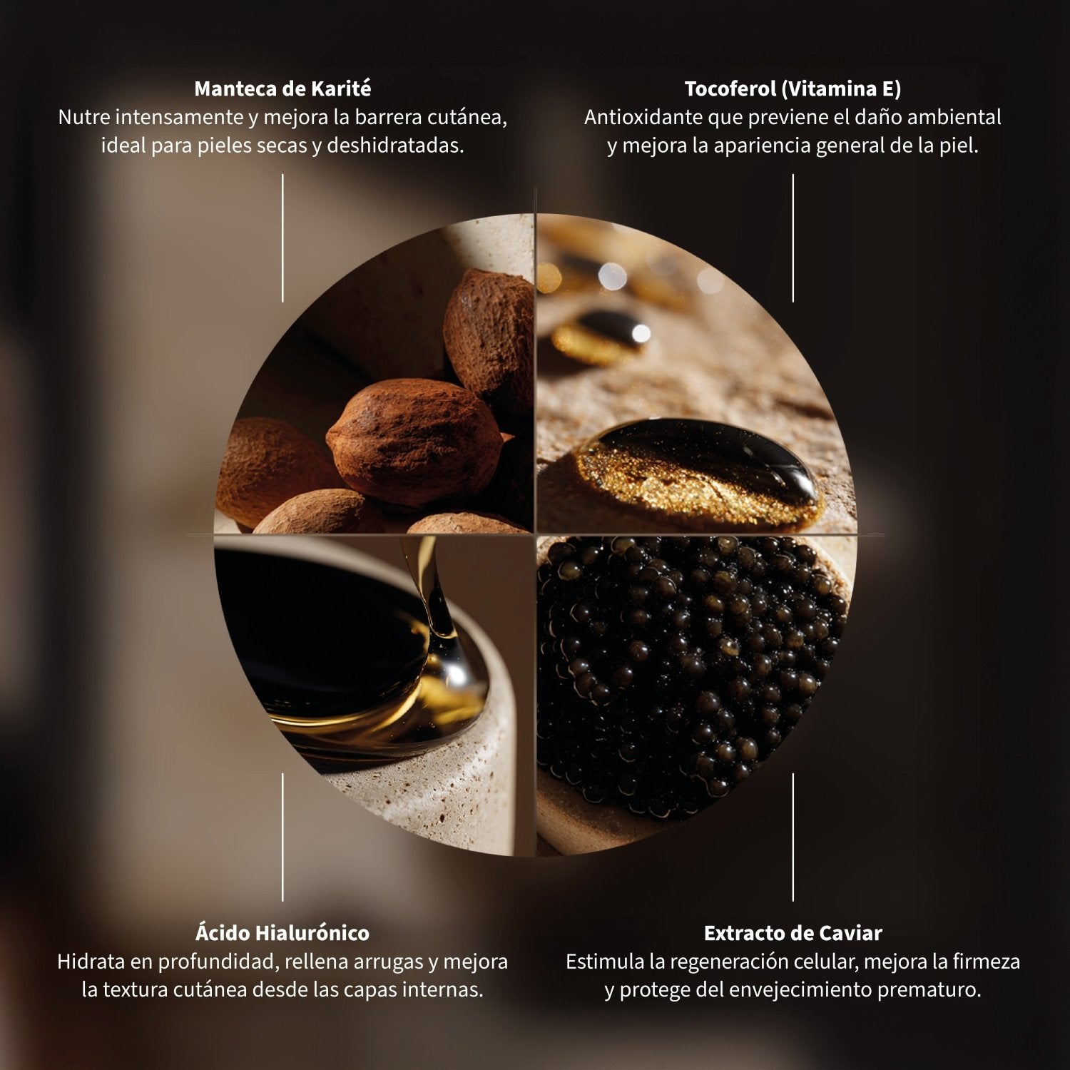 Kit Caviar Antiedad Crema Noche y Sérum Hidratación y Rejuvenecimiento Intensivo - PostQuam