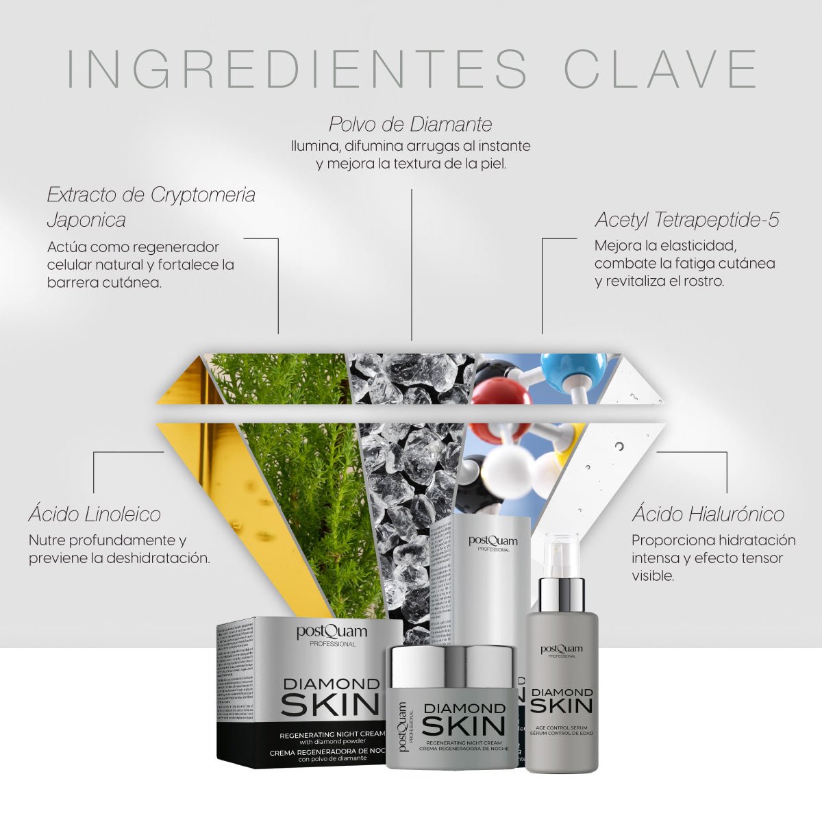 Kit Crema de Noche y Sérum Polvo de Diamante: - PostQuam