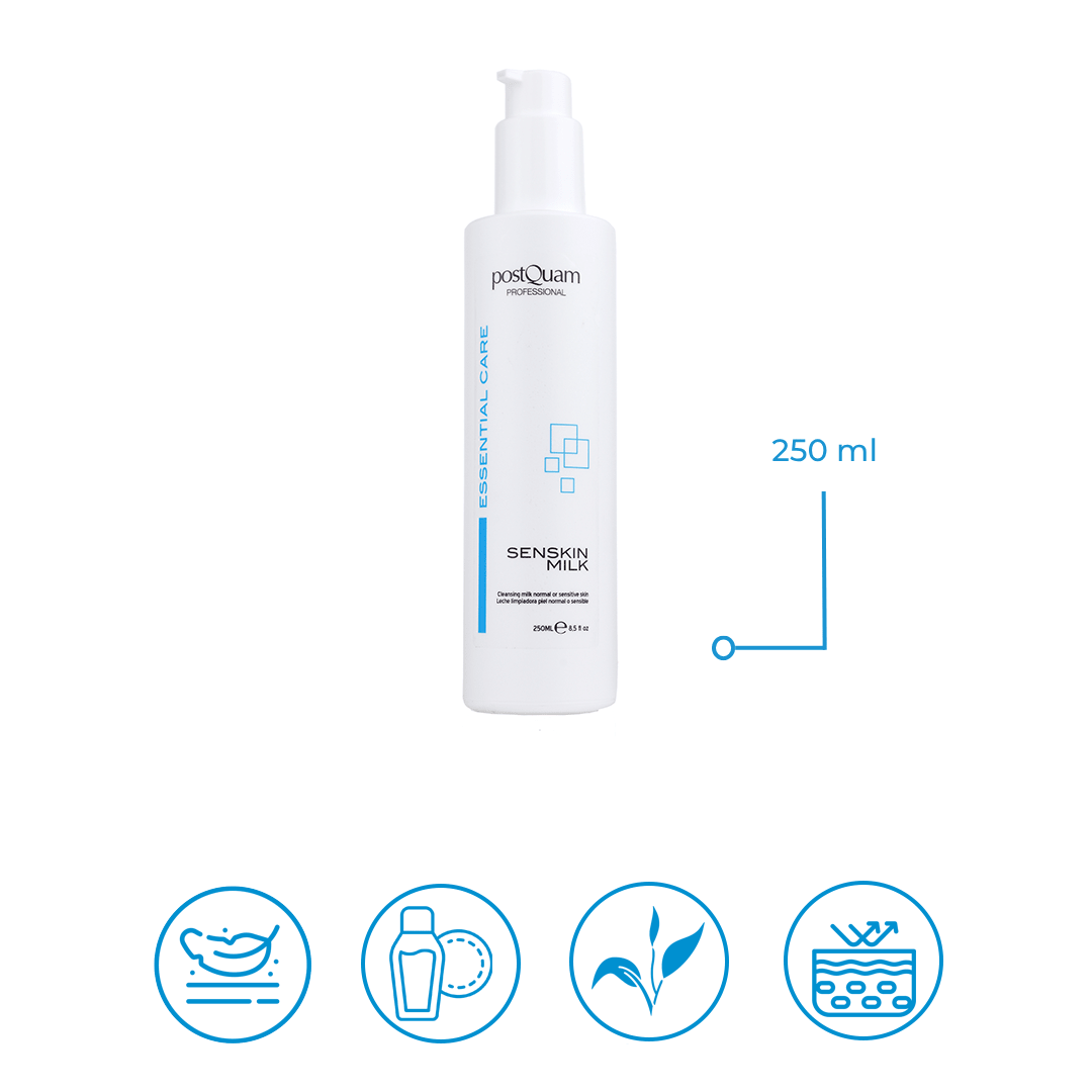 Leche Limpiadora Piel Normal o Sensible 250 ml / 500 ml - PostQuam