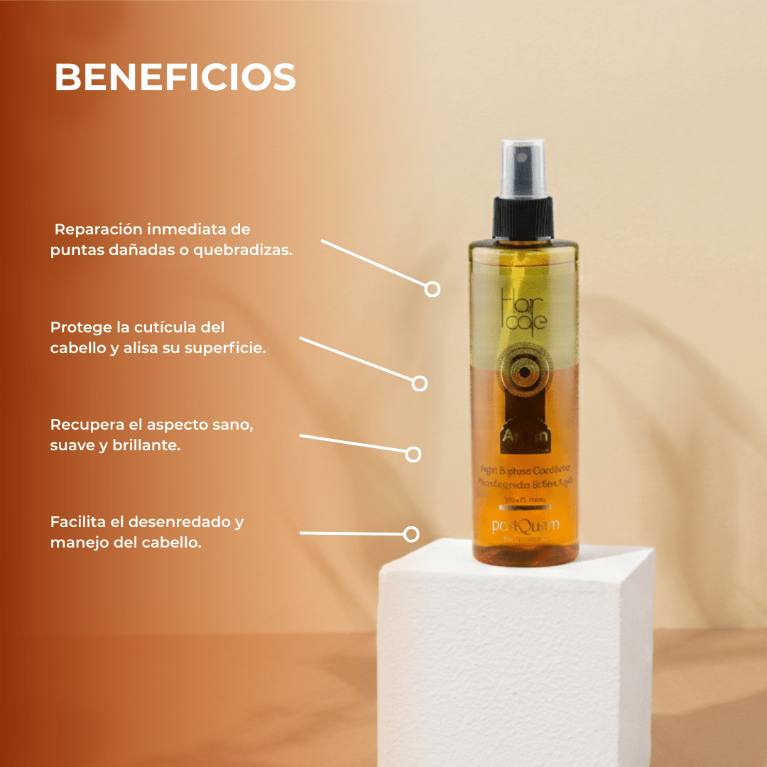 Locón Bi Fase para Todo Tipo de Cabello con Argán 250 ml - PostQuam